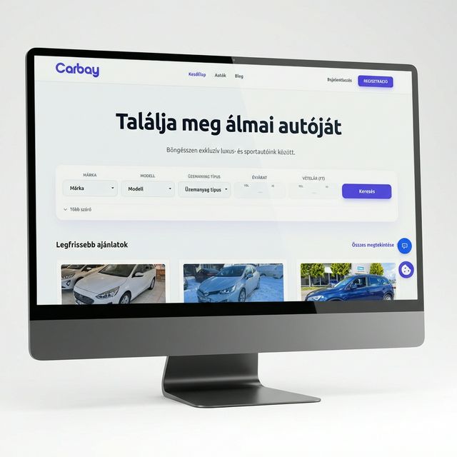 Carbay weboldal screenshot